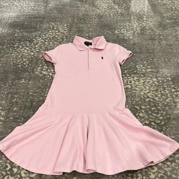 POLO RALPH LAUREN PINK KIDS DRESS SIZE 6X - Picture 2 of 7